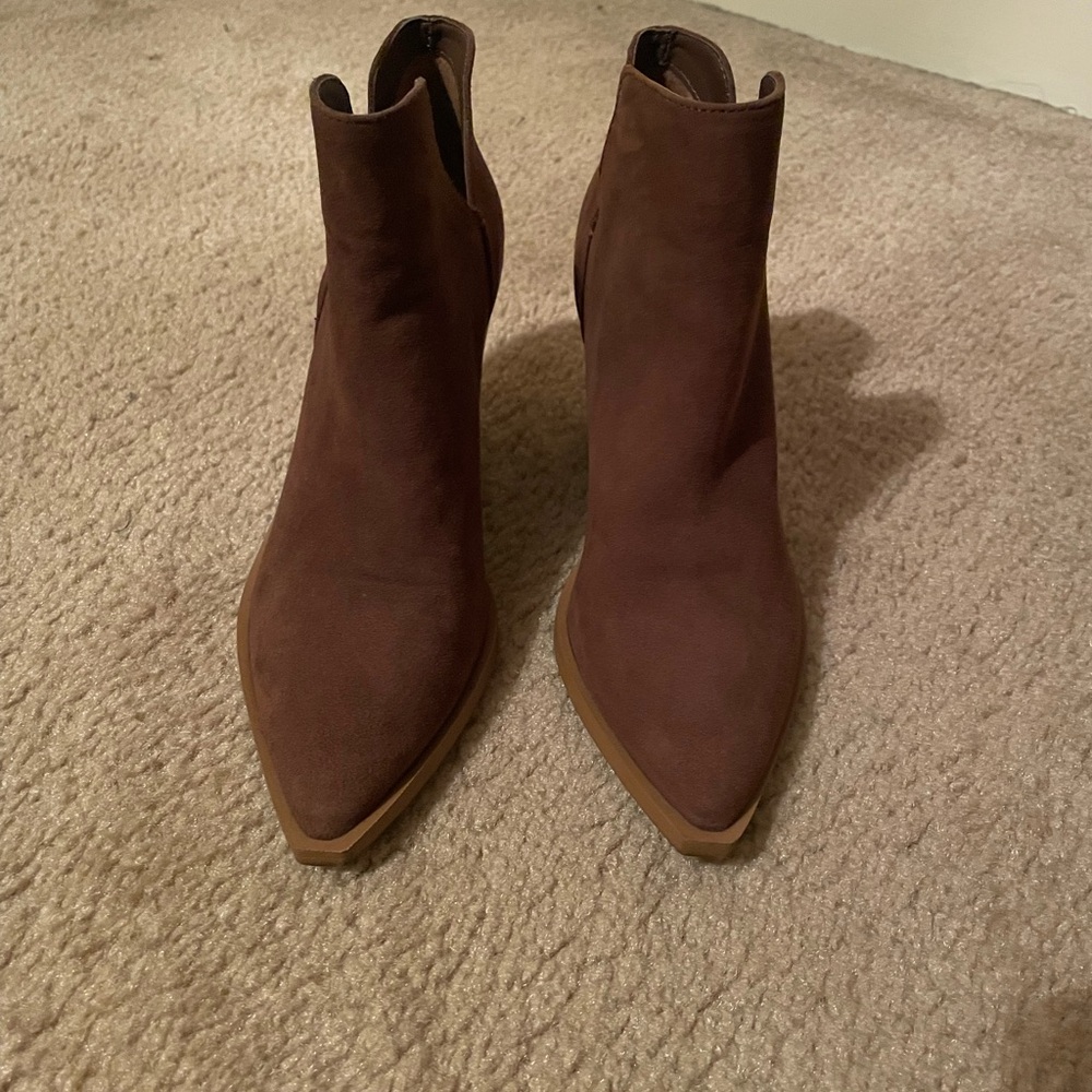 Gianni Bini Chocolate Ankle Booties